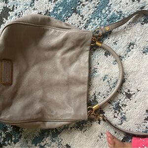Marc Jacobs Taupe Crossbody Bag